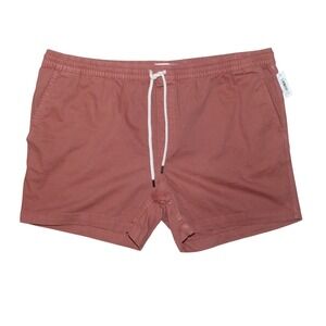 Goodthreads Mens Drawstring Shorts Clay Color Size XXL NWT